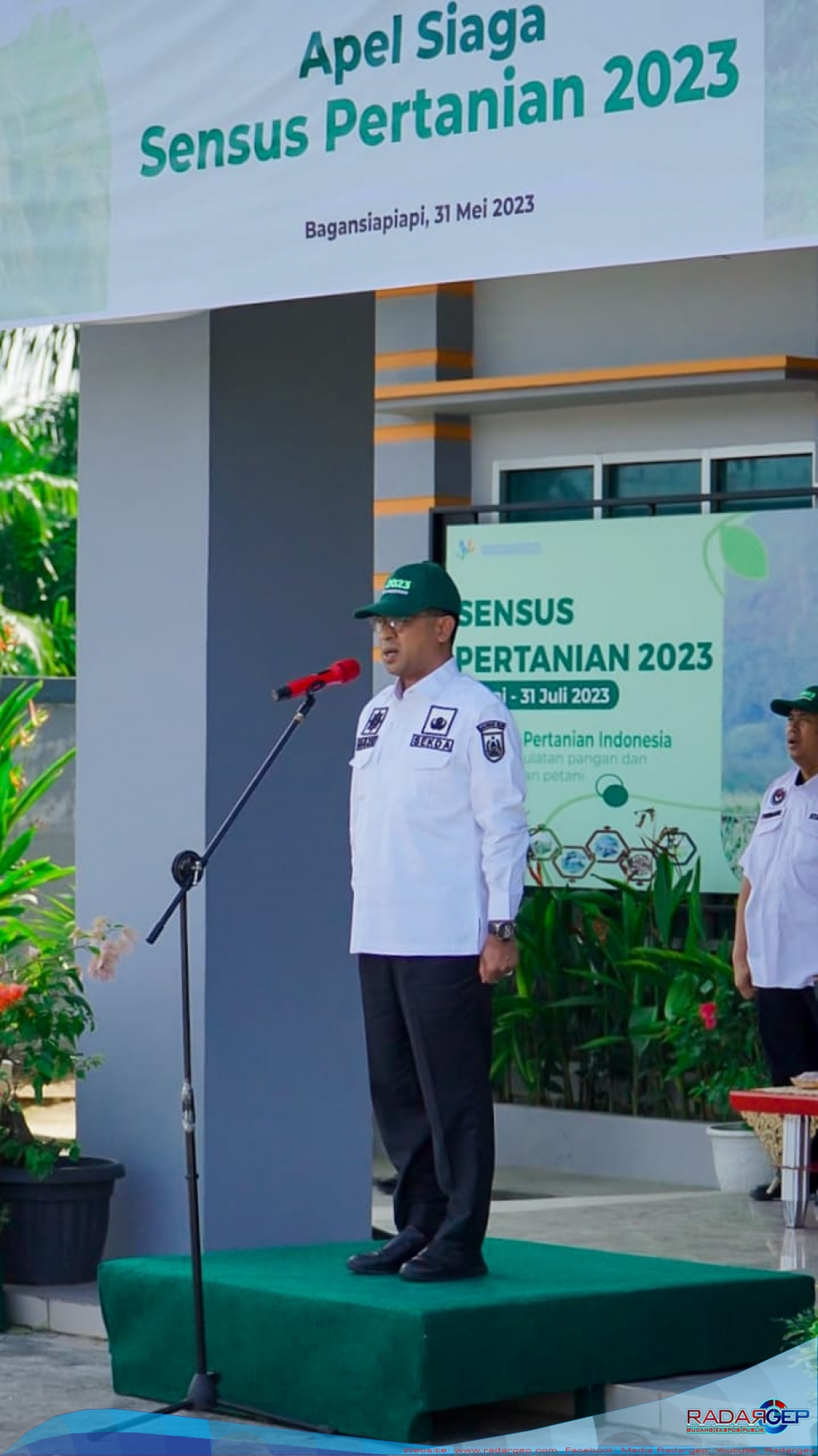 Sekda Rohil Pimpin Apel Siaga Sensus Pertanian Tahun 2023